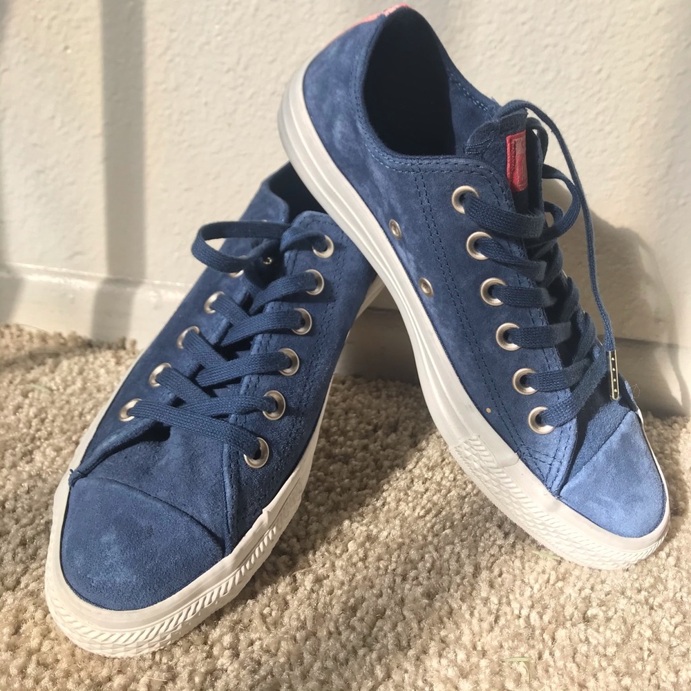 Blue Suede Converse
